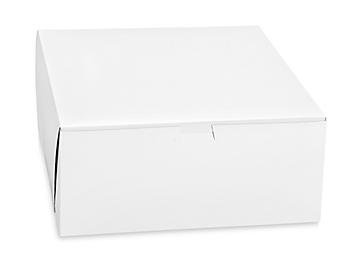 Cake Boxes - 10 x 10 x 4", White S-15471