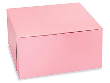 Cake Boxes - 10 x 10 x 5", Pink S-15475
