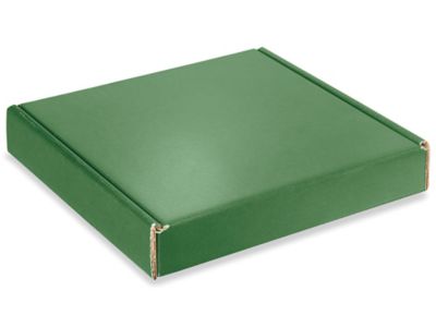 Colored Mailers - 6 x 6 x 1", Green S-15482G