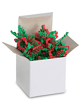 Crinkle Paper - 10 lb, Red and Green Blend S-15484R/G