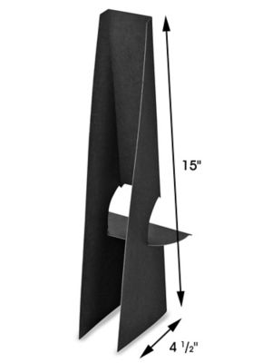 Easel Backs - 15, Single Wing S-17095 - Uline