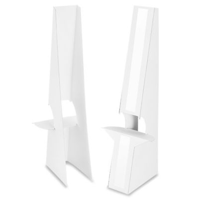 Easel Backs - 15", Double Wing, White S-15489W