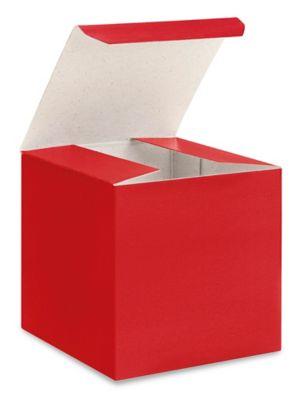 Caja regalo de cartón rojo 23 x 14 x 9 cm - Comprar cajas de regalo de  cartón online