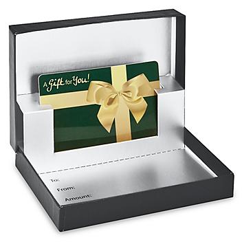 Gift Card Boxes - 3 3/8 x 4 3/4 x 3/4", Black S-15493BL