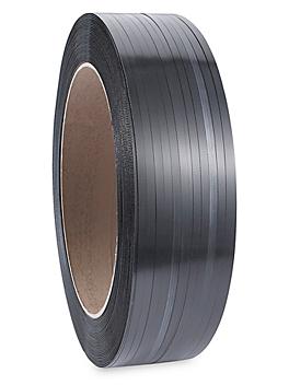 Uline Poly Strapping - 1/2" x .017" x 11,400', Black S-1550