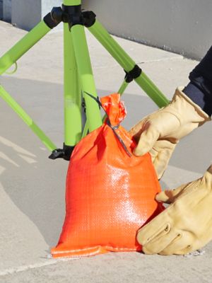 Sandbags - 10 x 14", Orange S-15518O