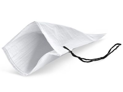 Reusable Shopping Bags - 12 x 10 x 14, White S-14328W - Uline