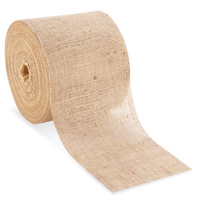 36 Premium Burlap Roll – Finished Edges – Natural Jute Burlap