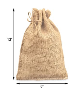 Jute hot sale drawstring bag