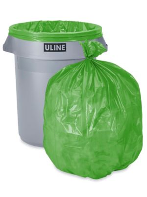 Uline Steel Tuff® Trash Liners - 33 Gallon, 1.5 Mil