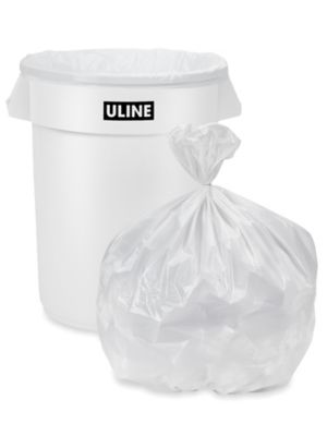Eco-Friendly Trash Liners - 55-60 Gallon, 39 x 58 S-19888 - Uline