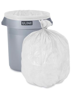 Uline Trash Can with Wheels - 95 Gallon, Green