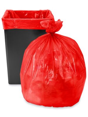 Yellow Garbage Bags, 40-45 Gallon, 1.5 mil