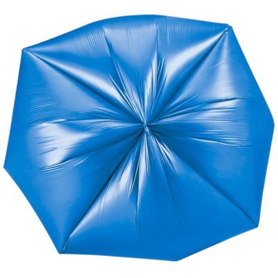 Blue Recycling Trash Liner - 55 Gallon S-12981 - Uline