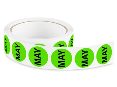 Circle Months of the Year Labels - "MAY", 1" S-15551