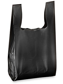 Deluxe T-Shirt Bags - 10 x 6 x 21", Black S-15559BL