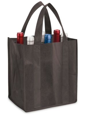 Bolsas para Botellas de Vino, Bolsas para Regalo para Botellas de Vino,  Portabotellas de Vino, Cajas para Regalo para Botellas de Vino en  Existencia - ULINE