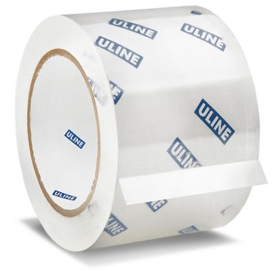 Uline Quiet Tape - 2 Mil, 3" x 110 yds, Clear S-15565