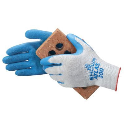 Showa® Atlas® 300 Latex Coated Gloves - Large S-15571L - Uline