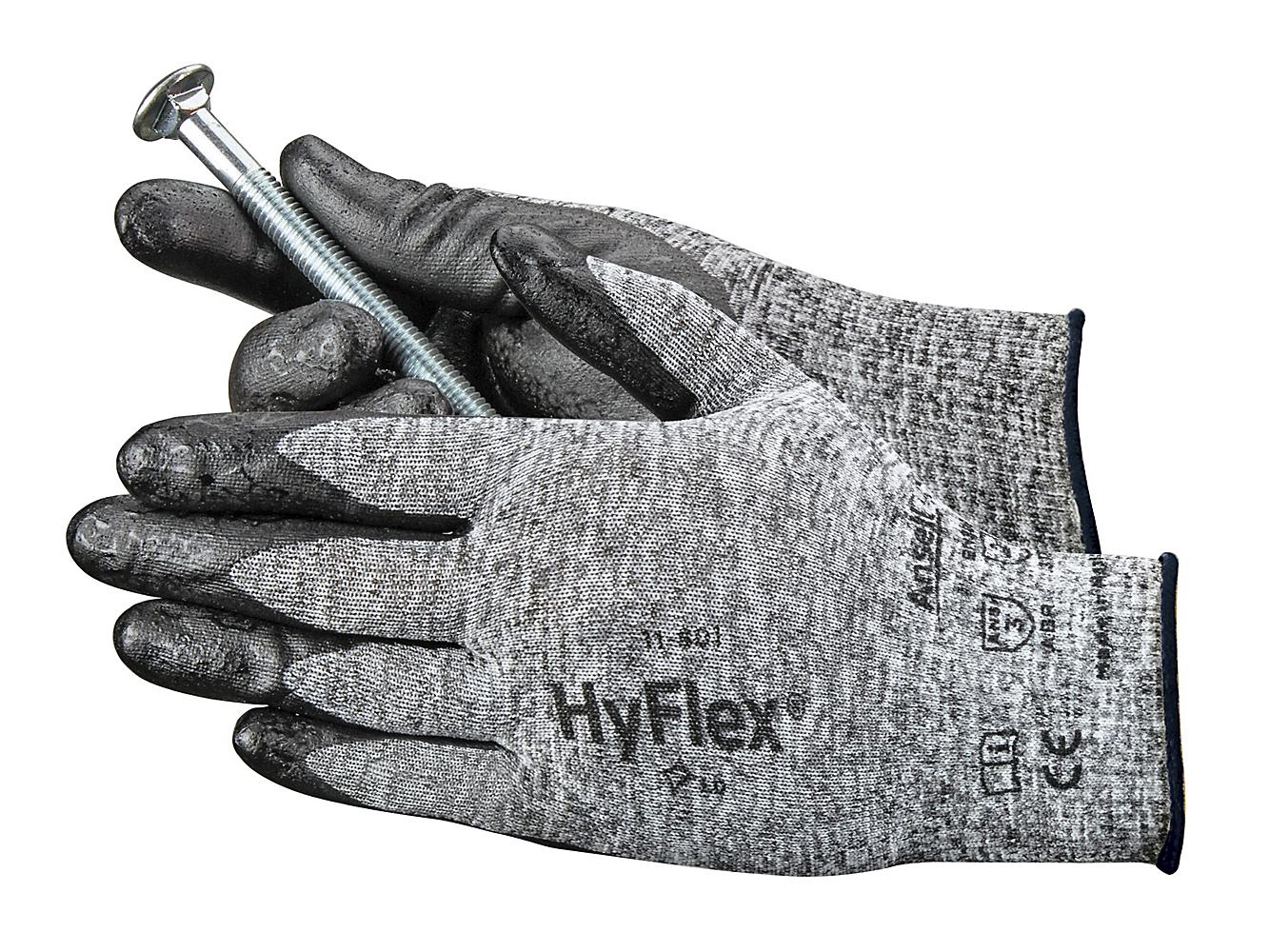 8 Details about   12 x Ansell Hyflex 11-801 Nitrile Palm Coated KW Comfort Gloves Medium 