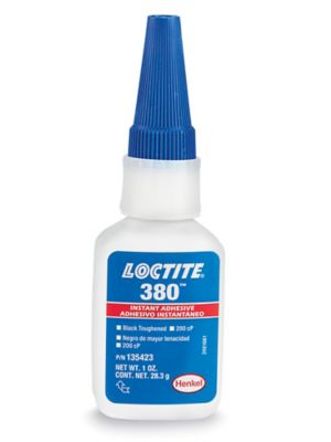 Pegamento Instantáneo Negro Compatible Loctite® 28g (5pzas)