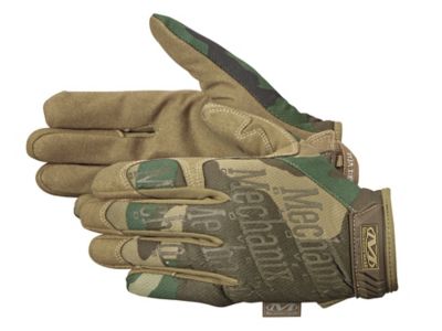 MA-Line MA-GLVL-C Camo Work Gloves with Silicone Webbing, Size Large