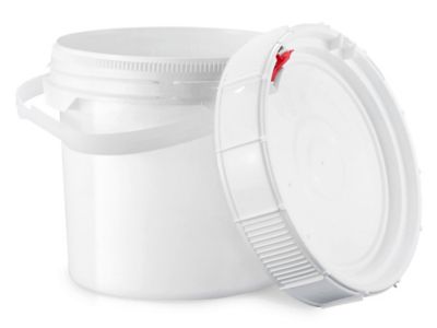 1 Gallon Poly Pail (Screw Top Lid)