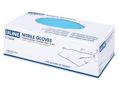 Uline Supraflex Nitrile Gloves - Powder-Free S-15639 - ULINE