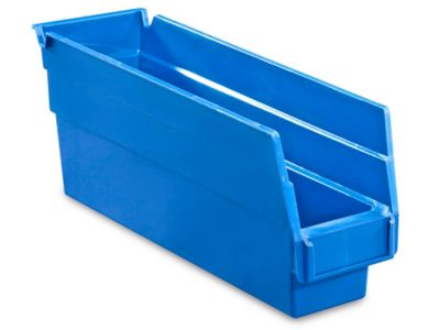 Gavetas de Plástico para Repisas - 8 1/2 x 24 x 6, Verdes, 22 x 61 x 15 cm  S-23085G - Uline