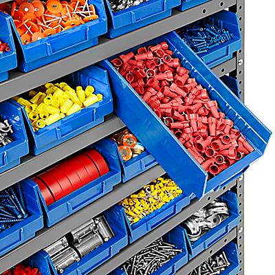 Blue Plastic Parts Bins 18 X 6 X 4 | Pallet Racking NY