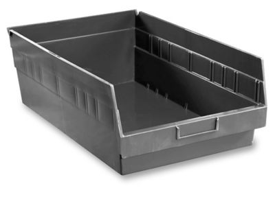 Plastic Shelf Bins - 11 x 18 x 6