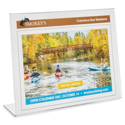 Single Sheet Holders - 11 x 8 1/2", Slanted S-15659