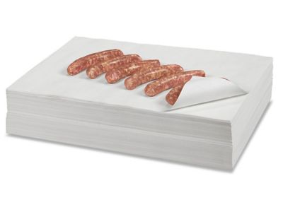 Butcher Paper Sheets - White, 18 x 24 S-15675 - Uline