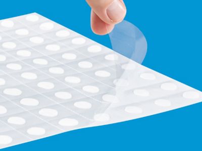 High Tack Low Profile Glue Dot Sheets - 1/2