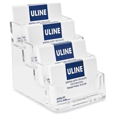 Countertop Business Card Holders - 4-Tier, 4 x 4 x 4" S-15683