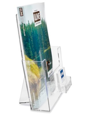 Countertop Literature with Business Card Holders - 9 x 4 x 10