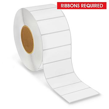 Industrial Thermal Transfer Labels - 3 1/2 x 1 1/2", Ribbons Required S-15729