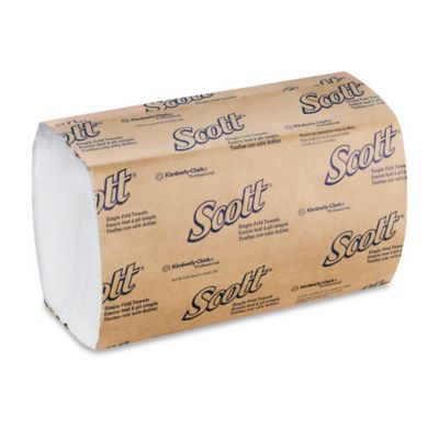 Single-fold Paper Towel, White - 16 packs/case