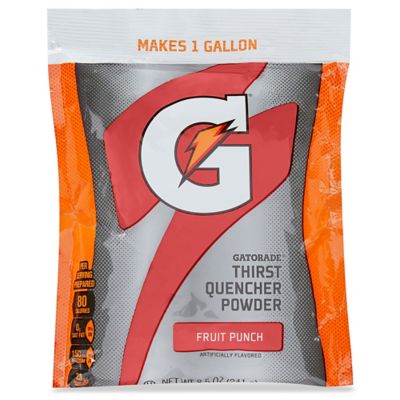 Gatorade® Powder 1 Gallon, Fruit Punch S15768F Uline