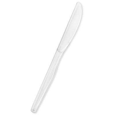 Plastic Extra Heavy Weight Knife (Polystyrene) - Clear - 1,000 Knives
