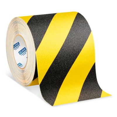 Uline Anti-Slip Tape - 6" x 60', Yellow/Black S-15798