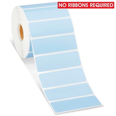 Desktop Direct Thermal Labels - Blue, 3 x 1" S-15818BLU