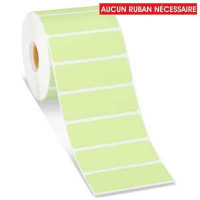 Desktop Direct Thermal Labels - Green, 3 x 1" S-15818G