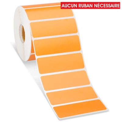 Desktop Direct Thermal Labels - Orange, 3 x 1" S-15818O