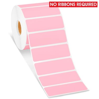 Desktop Direct Thermal Labels - Pink, 3 x 1" S-15818P