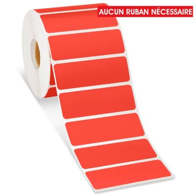 Desktop Direct Thermal Labels - Red, 3 x 1" S-15818R