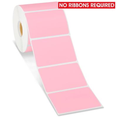 Desktop Direct Thermal Labels - Pink, 3 x 2" S-15819P
