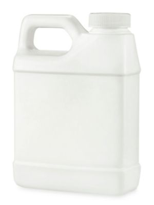 1 Gallon light-weight Plastic F-Style Jug, Pack of 8