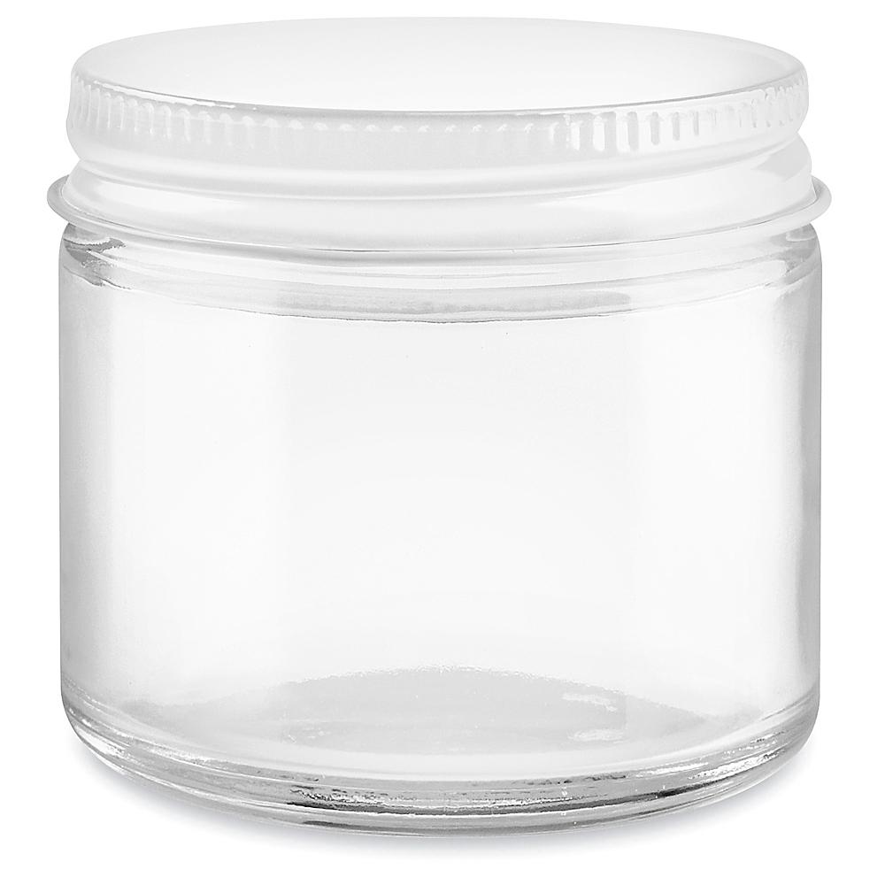 Frascos de vidrio transparente de 0.2 fl oz con tapa de rosca de aluminio,  tarros de muestra vacíos fuertes y lindos recipientes pequeños para