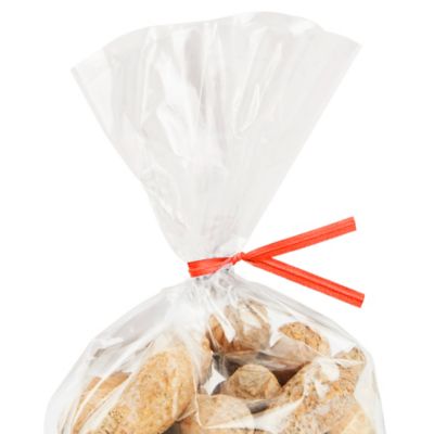 Paper Pre-Cut Twist Ties - 4", Red S-15874R